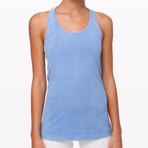 Blue Lululemon To Dye For cotton racerback tank 8